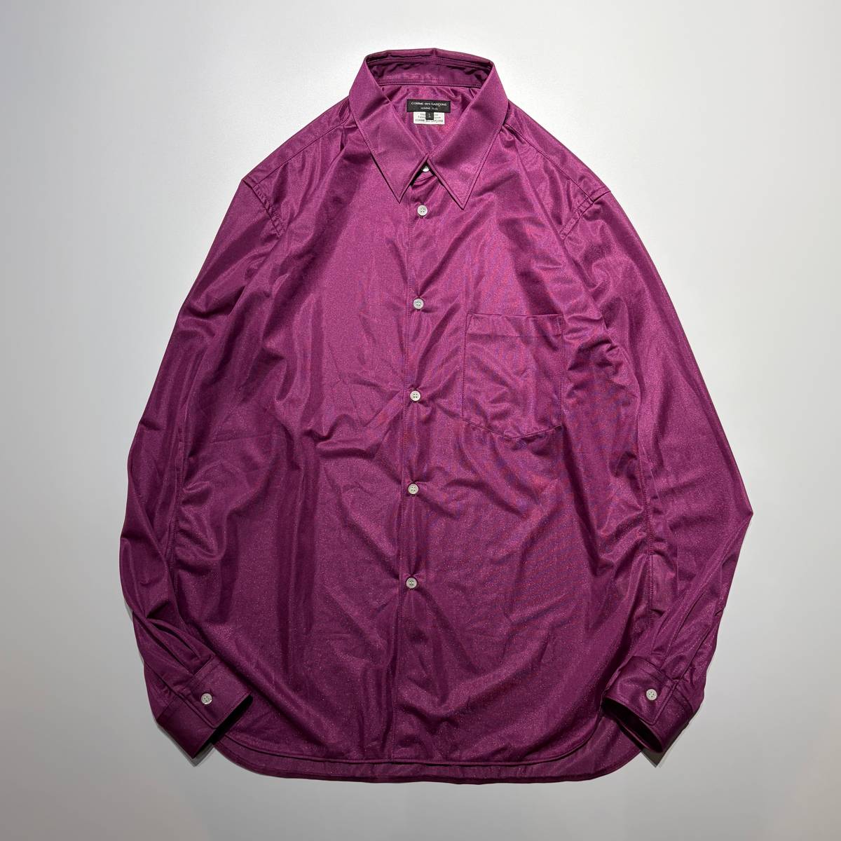 2026SS COMME des GARCONS HOMME PLUS エステルドレスシャツ PQ-T034