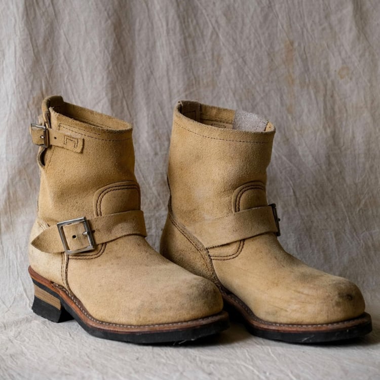 オイルステイン エンジニアブーツ 2色 G00098