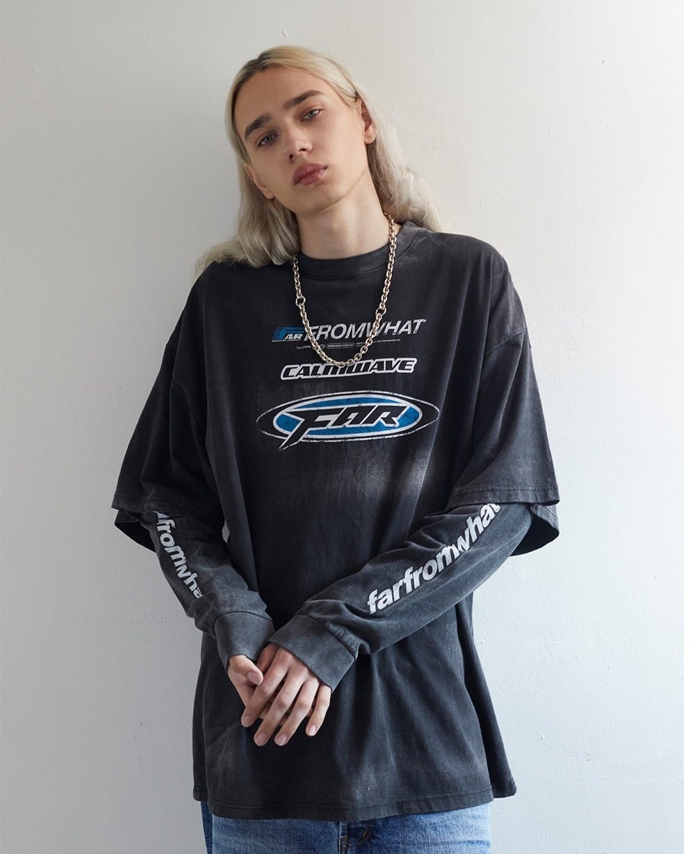 ☆ENHYPEN ソヌ 着用！！【FARFROMWHAT】Paffromwat Black Washed Logo