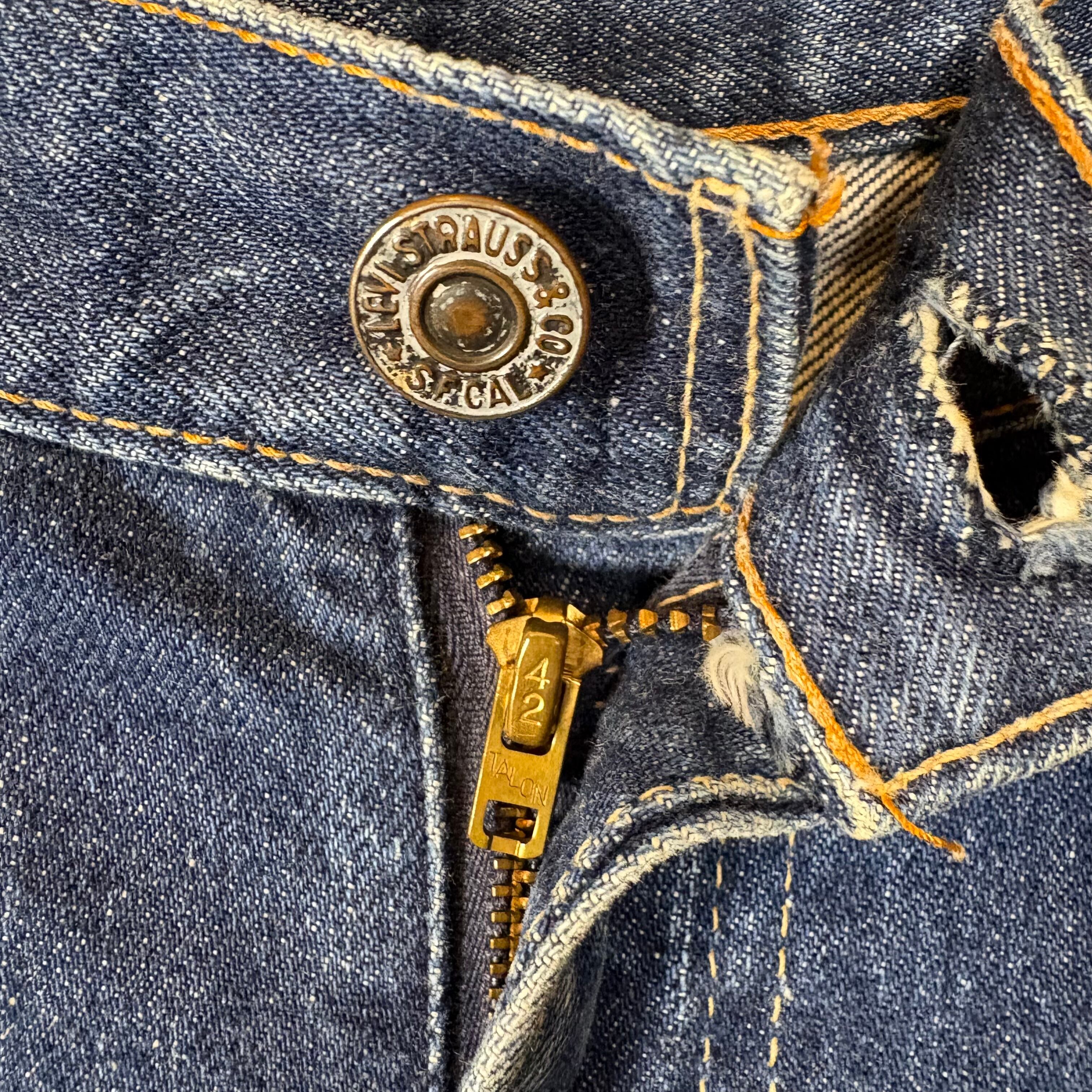 70s LEVI'S 606 BIGE リーバイス ビッグE デニム パンツ サイズ メンズ