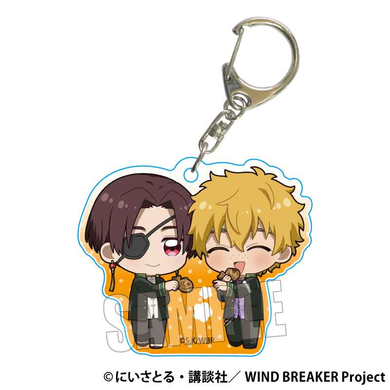 WIND BREAKER ぷちめもっ!アクリルキーホルダー 十亀 条&桜 遥