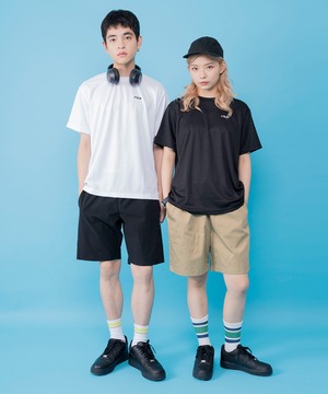 【FILA フィラ】 吸汗速乾 ワンポイント ブランド ロゴ 刺繍 半袖 Tシャツ