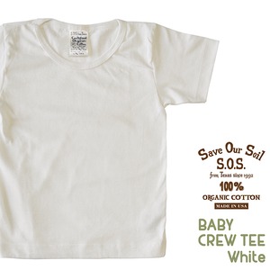 SOS from Texas BABY S/S CREW TEE ST-3000 オーガニック コットン ティー シャツ