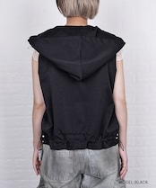 【直営限定ITEM】ドロストフリルペイントベスト (BLACK) CQ-46123H
