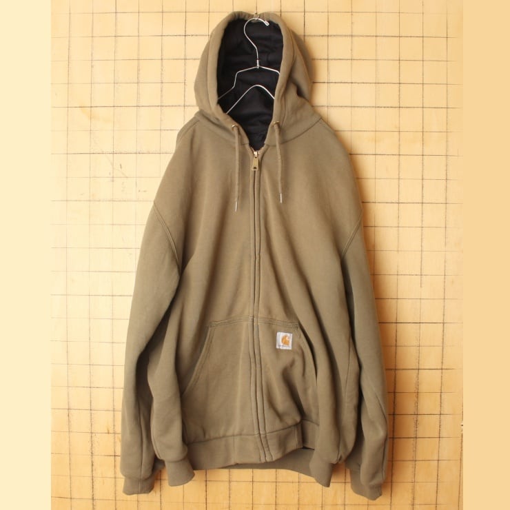 Carhartt　カーハート　ジップアップスウェットパーカー　ダークグレーXXL