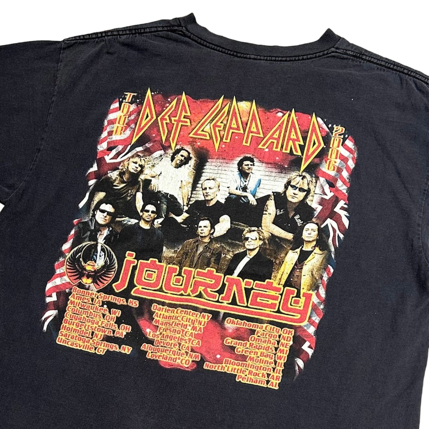 TENNESSEE RIVER DEF LEPPARD デフレパード 両面プリント バンドTシャツ バンT メンズM /eaa348113