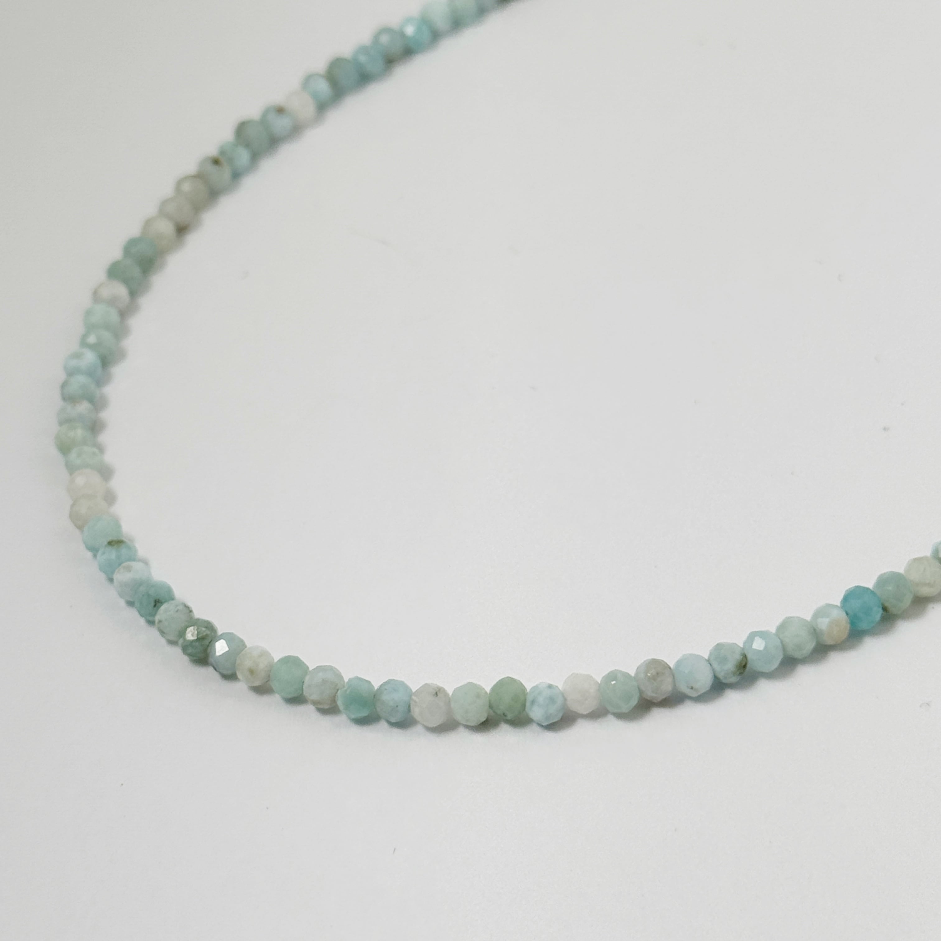 Lagoon Original ラリマー 3mm 一連 ネックレス 40/45/50 cm