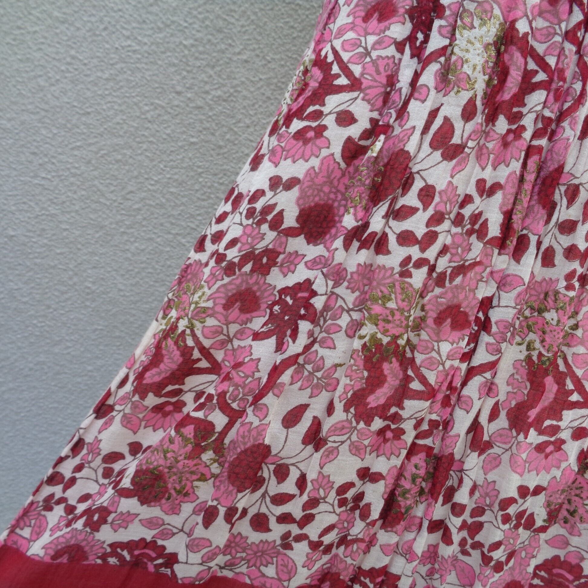 Vintage indian cotton skirt / ヴィンテージ インド綿 スカート Vintage indian cotton skirt / ヴィンテージ インド綿 スカート