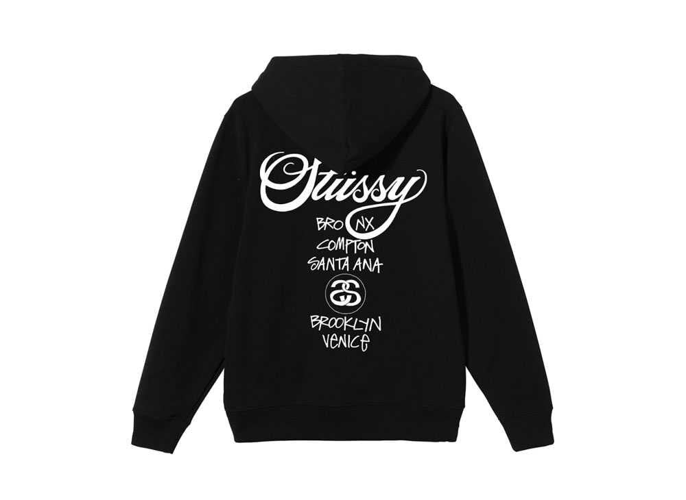 STUSSY ワールドツアー ジップパーカー | street＊style