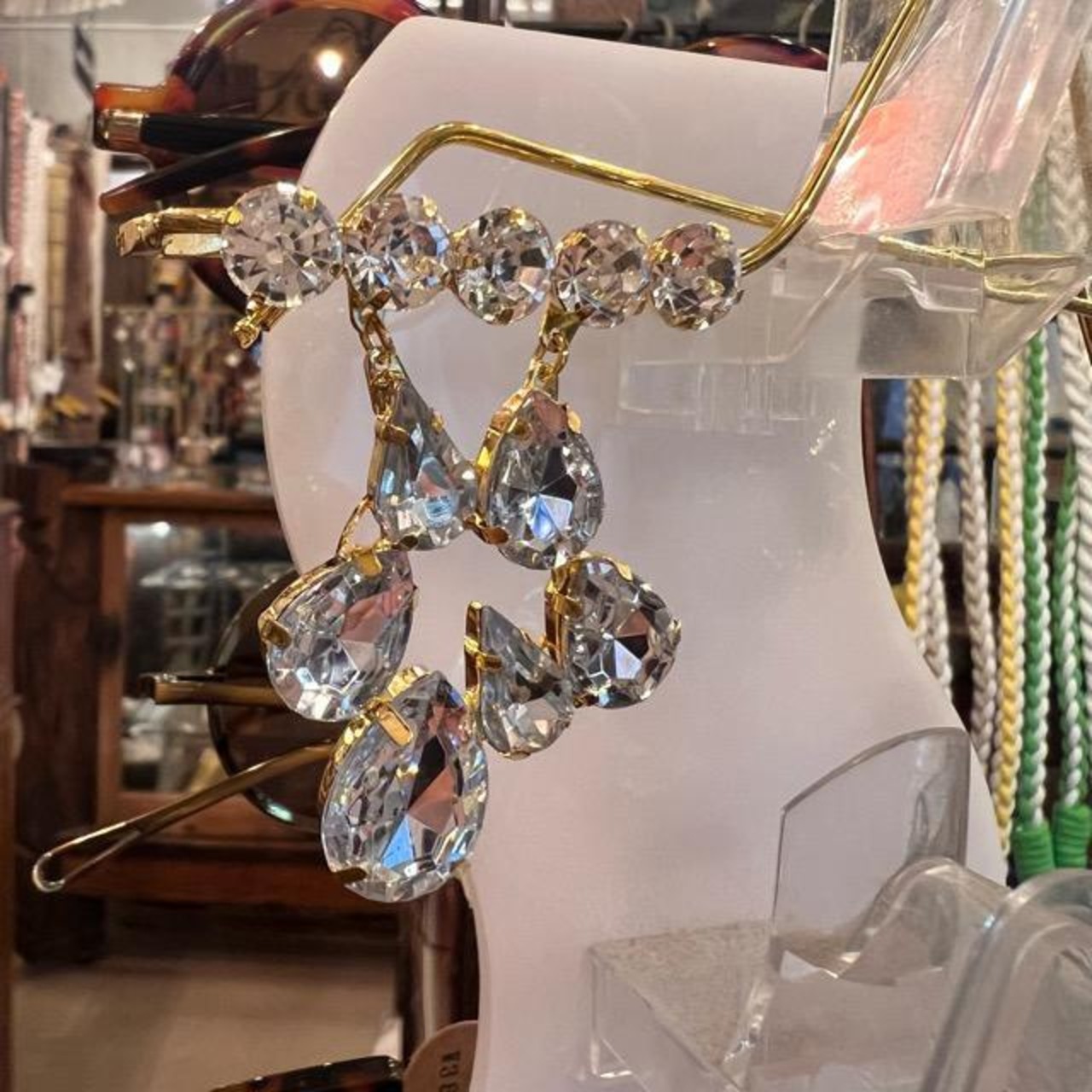 TOPANGA Accessory　フェイスポイントクリスタルアクセサリー　ファッション　サングラス　パーティ　イベント　装飾