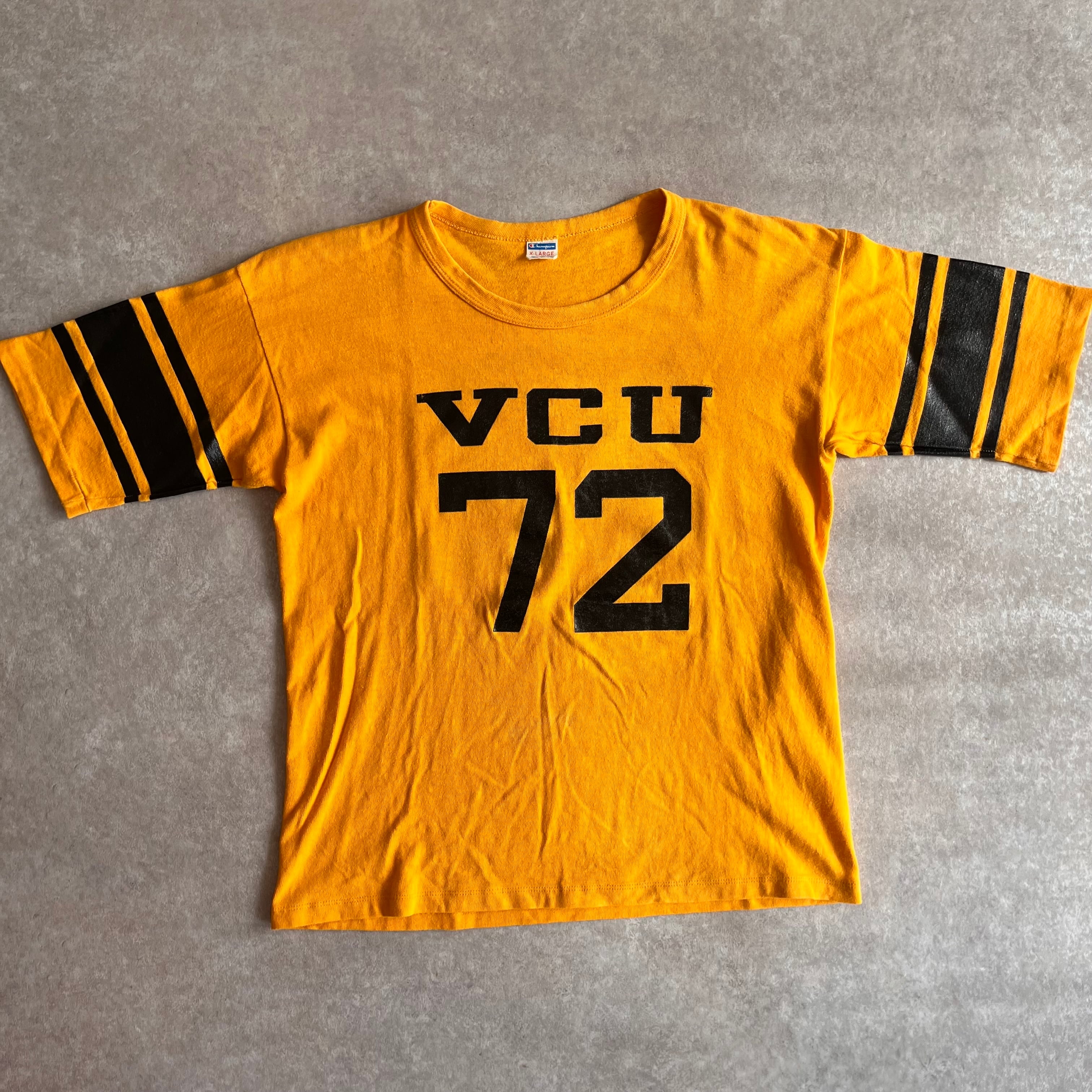 1970s CHAMPION Football Tee Made in USA H012