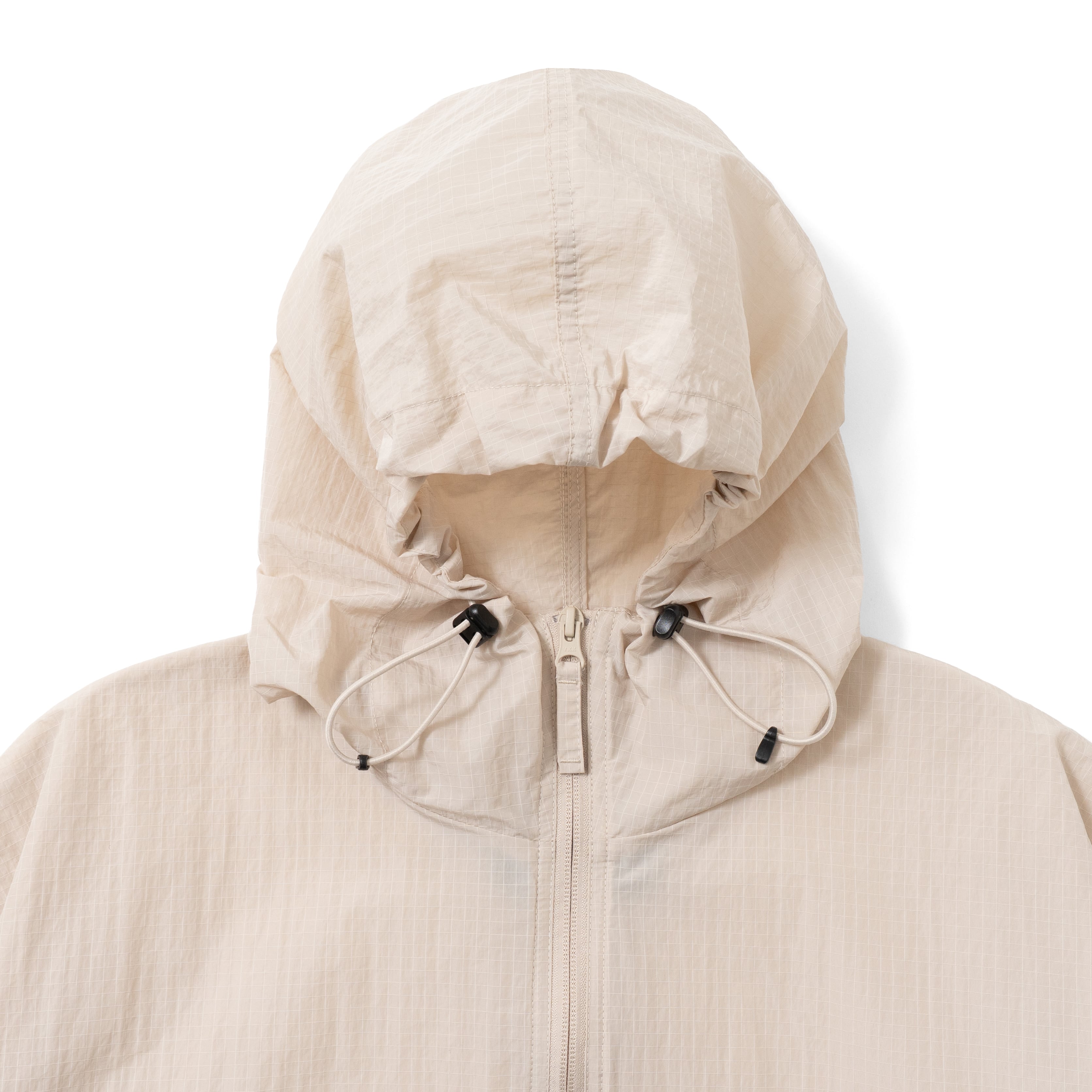 GRAPH CHECK NYLON ANORAK LIGHT BEIGE | What's up?