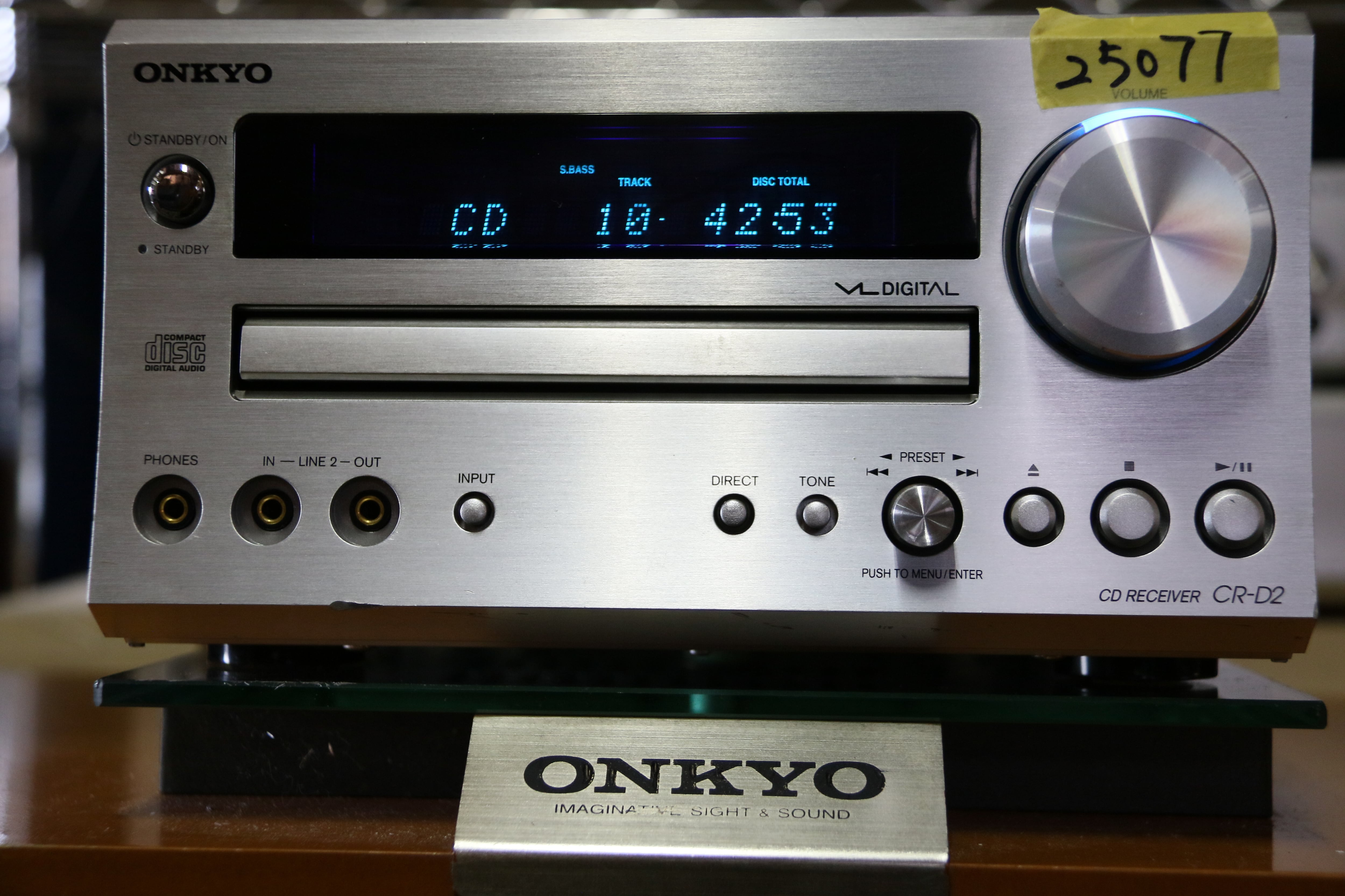 デジタルアンプ搭載！CD機】ONKYO CR-D2 ユニット単体 CD/ﾁｭｰﾅ/ｱﾝﾌﾟ