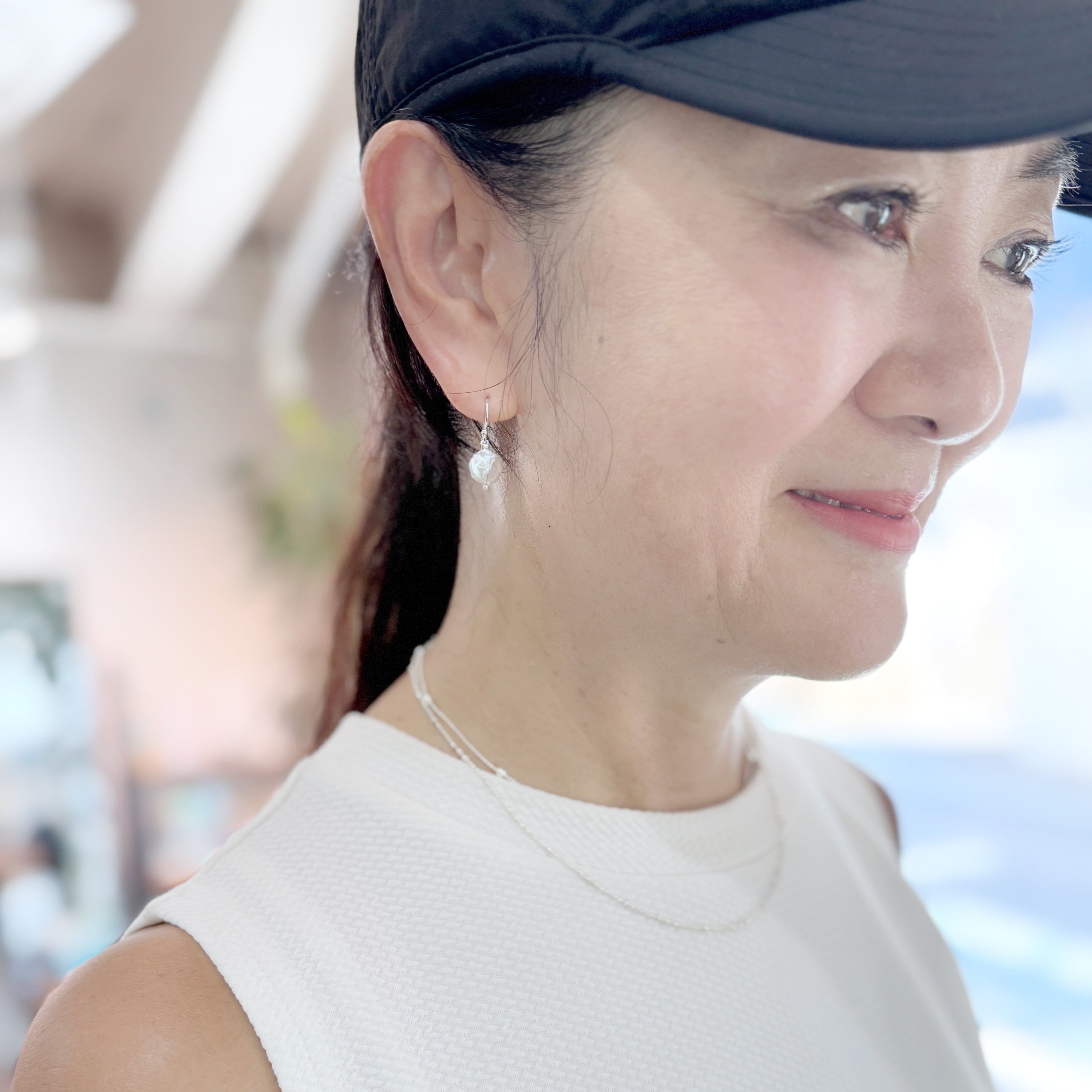 バロック パール シンプル ショートフック ピアス | 【公式通販】鎌倉