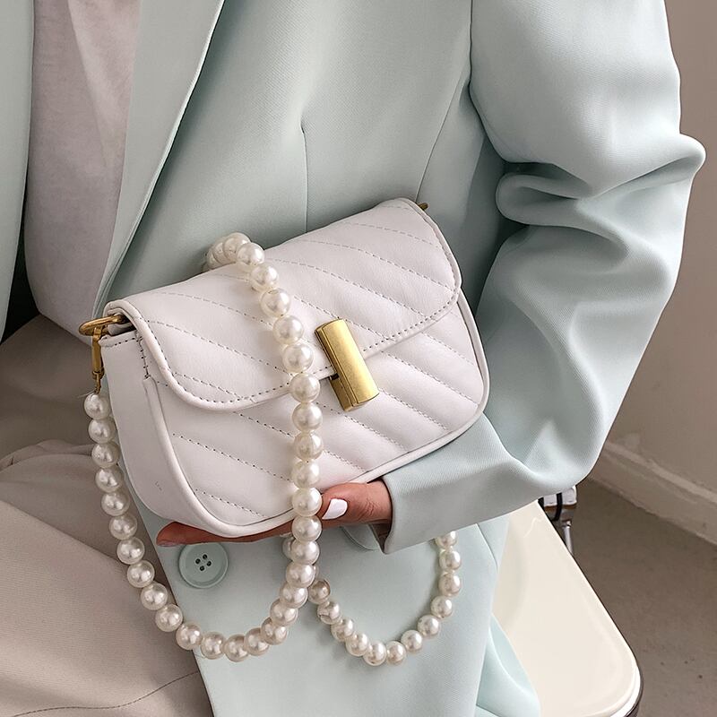 サマーパールチェーン 夏物 真珠 メッセンジャーバッグ Tiancai_Wing_Bag22399251892