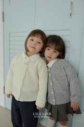 LALALAND 26/SS (Kids)Classic ribbed cardigan
