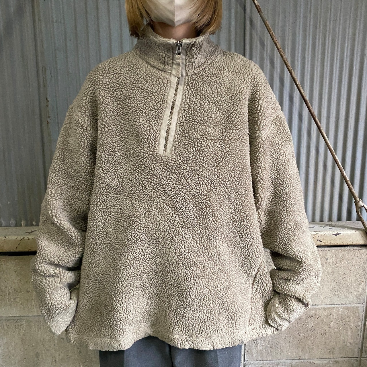 90s 00s OLD GAP オールドギャップ しぶ 総柄 ニット ユーロセーター