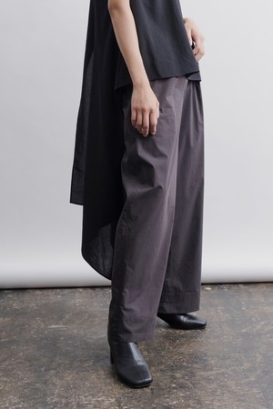 Two tack wide pants - Black