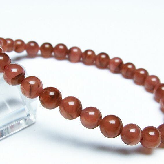 インカローズ ブレスレット 6mm 一点物 メール便可 [M便 1/10] 111-27537