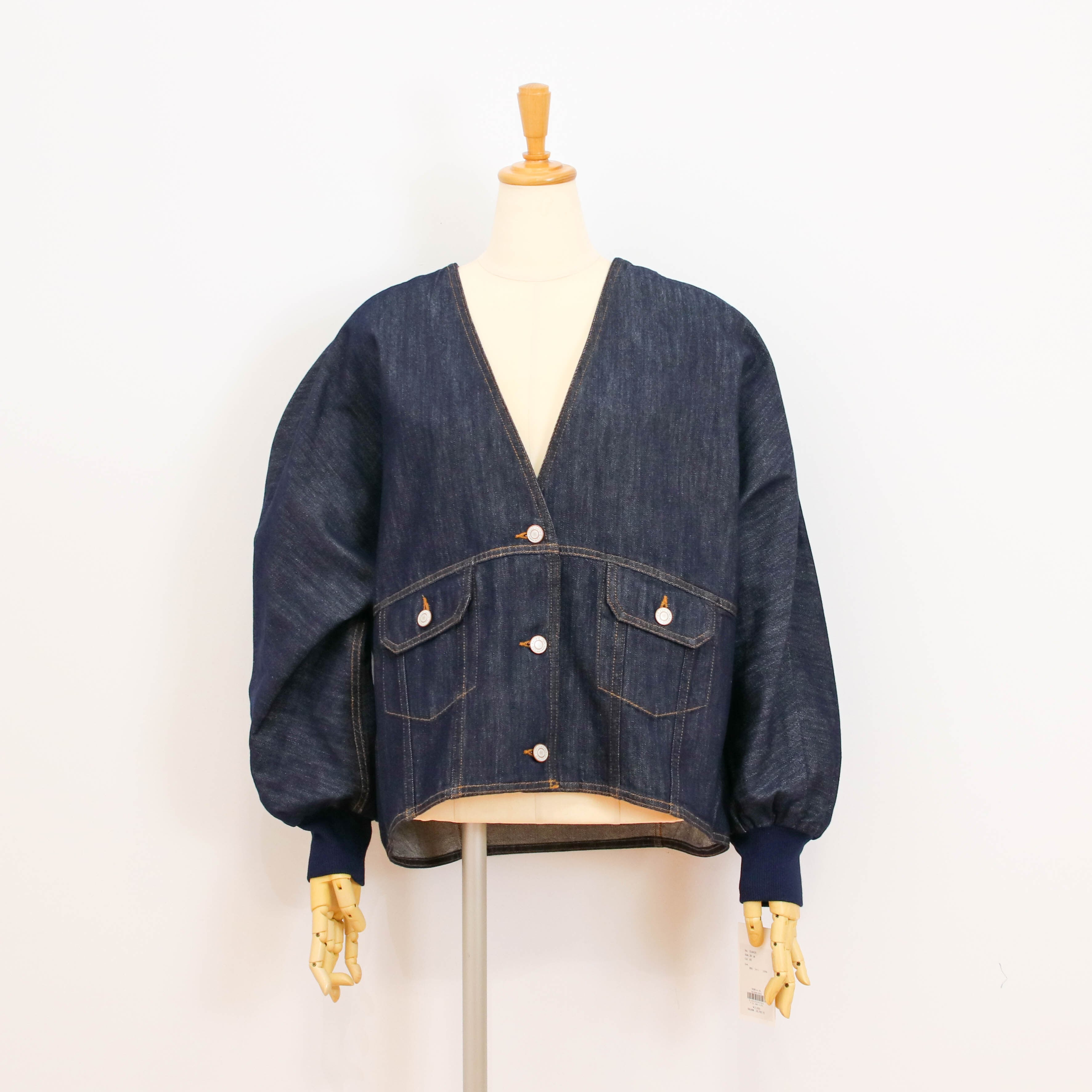 PASSIONE(パシオーネ) 516429】Vネックデニムジャケット | ブティック EVE