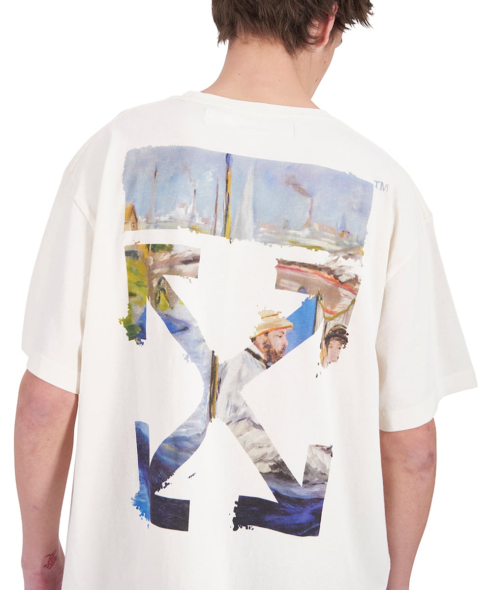 Off-White COLORED ARROWS S/S OVER TEE オフホワイト | 「Prop」宮崎 ...