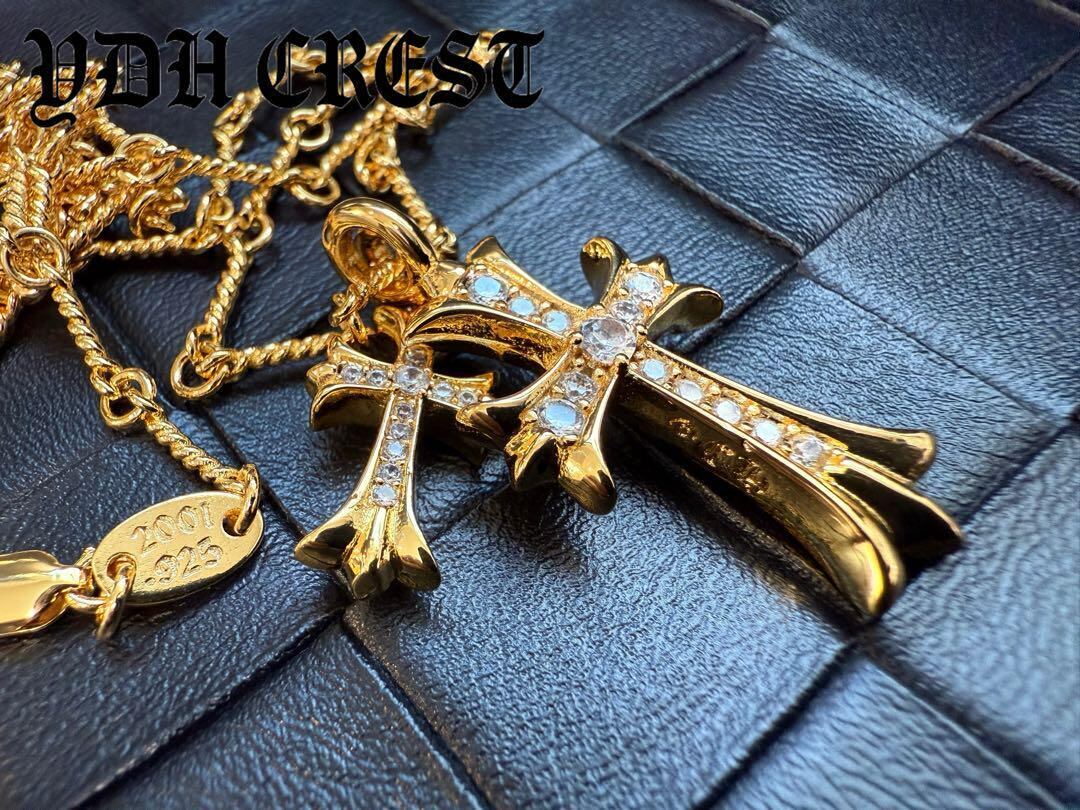 CHROME HEARTS クロムハーツ タイニーフィリグリークロス パヴェ