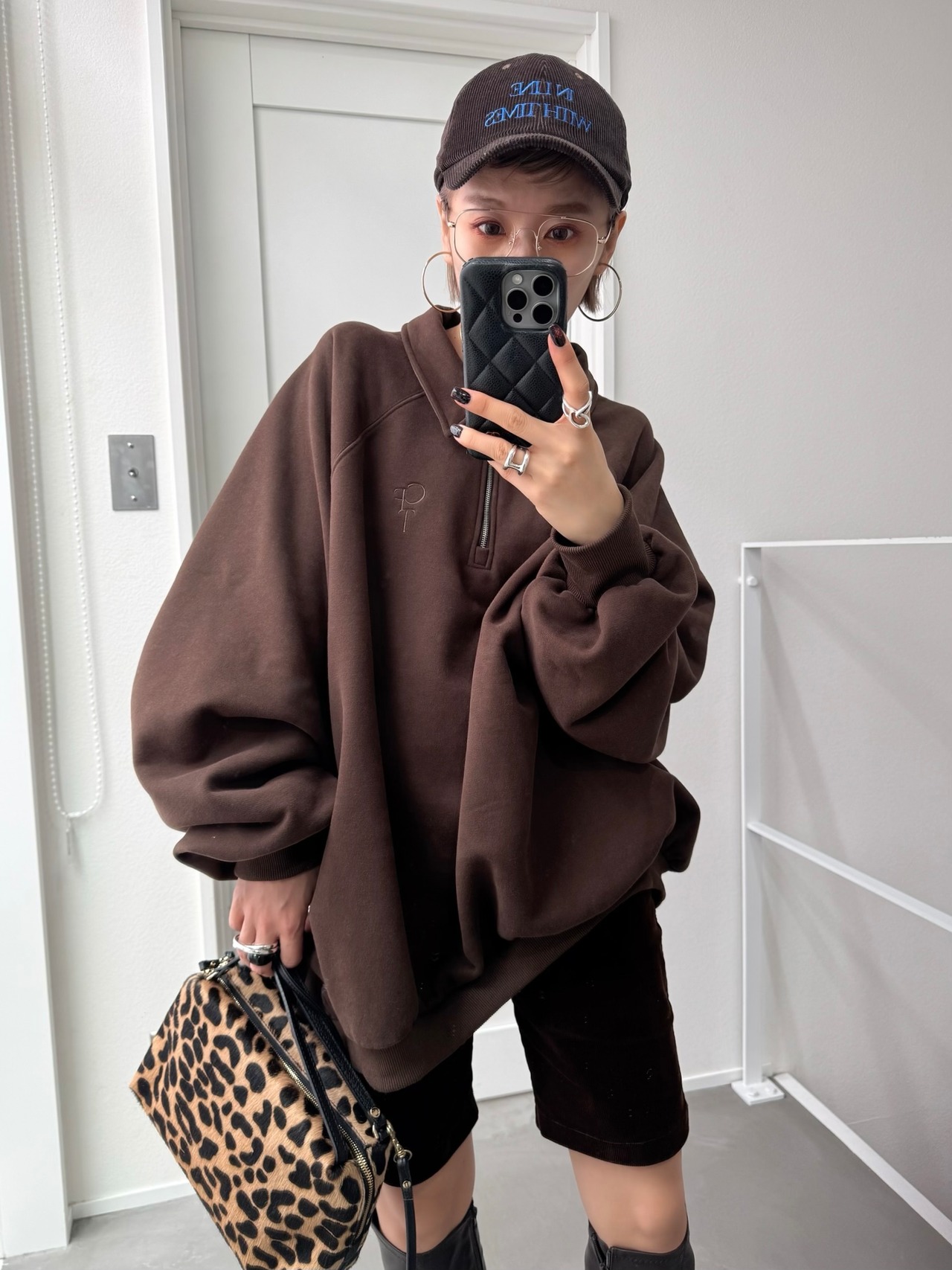 CFT.logo half sweat SH/brown