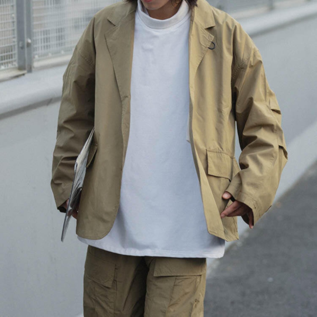 薄手カジュアルジャケット　MT0190031