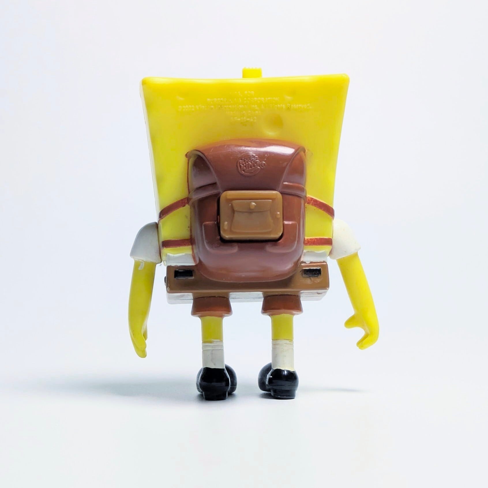 ☆ VINTAGE2002 ☆【 SpongeBob SquarePants ( スポンジボブ ) 】 BURGER KING ミールトイ 『 BackPack 』〚アメリカン雑貨 アメトイ〛