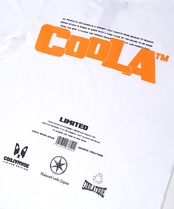 COOLAヴァリアスロゴバックプリントコンパクトTシャツ (WHITE)　CQ-46043