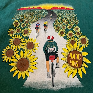 【ACC】90s ビンテージ Tシャツ USA製 アメリカ古着 自転車 レース