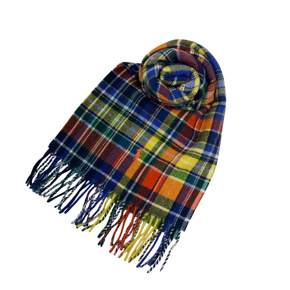 BURBERRY バーバリー マフラー ノバチェック ロンドン カシミヤ 紺