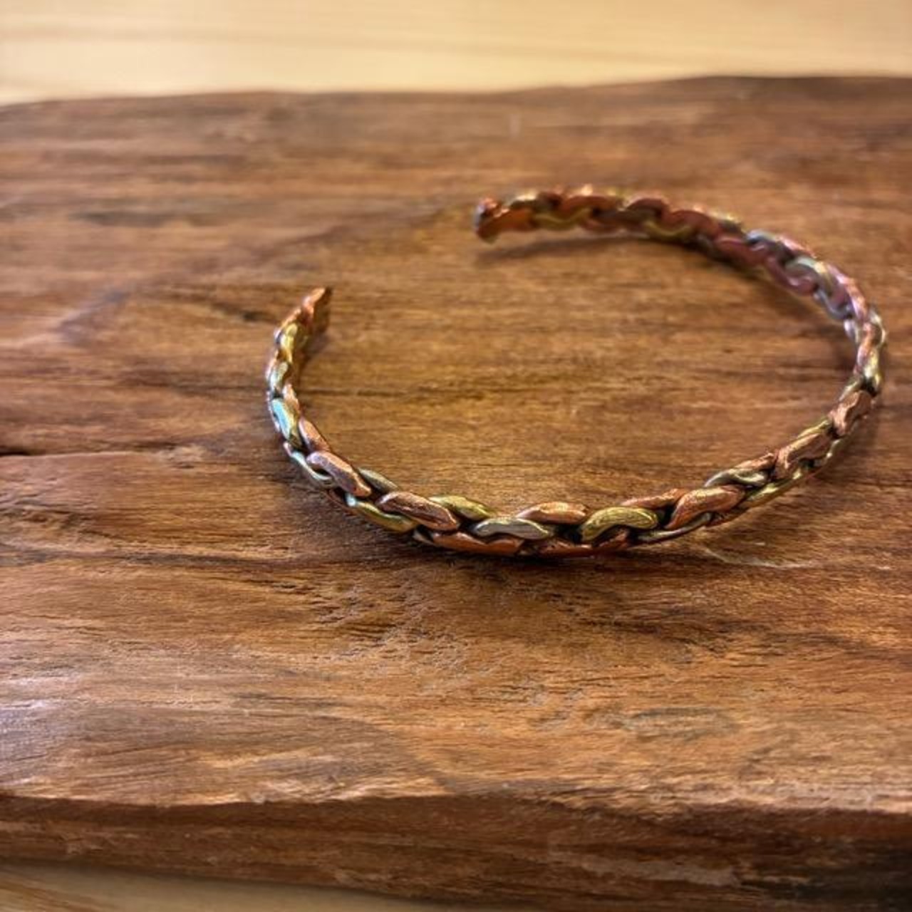 TOPANGA Jewelry　エンシェントブラス＆コッパーバングル　ブレスレット　カフスブレスレット　チベタンバングル　