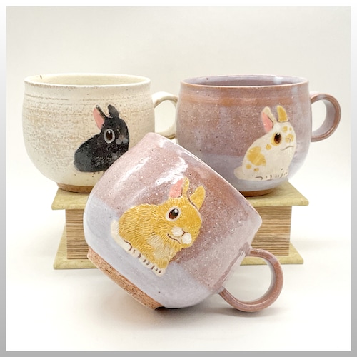 【再入荷あり♪】山野うさぎ　マグカップ　