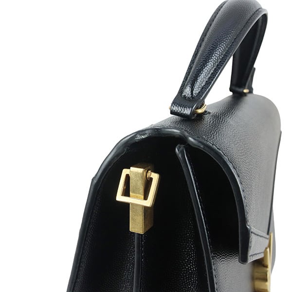 【値下げ中】SAINT LAURENT カサンドラ トップハンドル ブラック Used SAINT LAURENT サンローラン カサンドラ トップハンドル