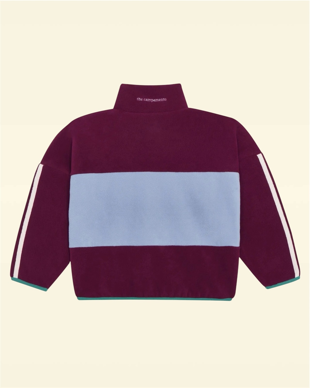 【THE CAMPAMENTO KIDS】BURGUNDY POLAR SWEAT
