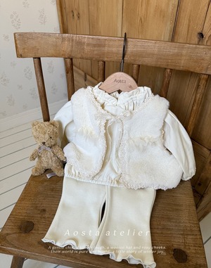 【Aosta】 ルヴェブラウス／アイボリー（70–110cm）2025冬