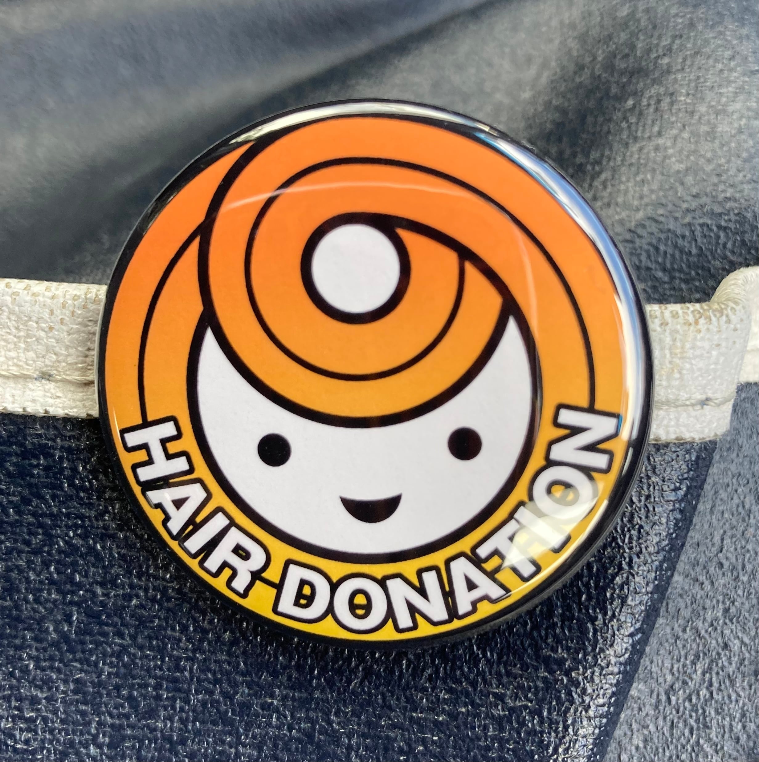 ヘアドネーション クリップバッジ | 山心舎（sanshinsya)