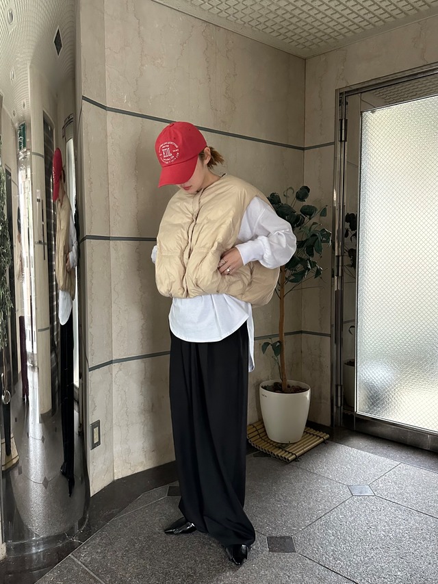 ☆Longサイズ【隠蔽シリーズ】 Wide Easy Slacks Pants