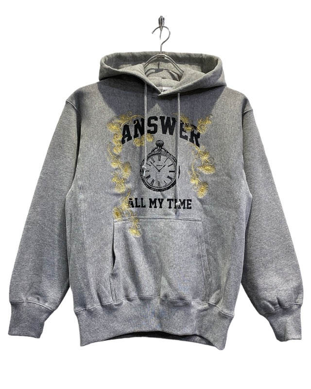 ANSWER COLLECTION / ALL MY TIME COLLEGE HOODIE