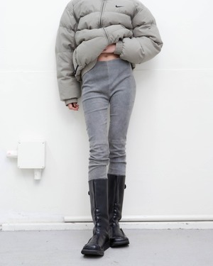 2010s MM⑥ - suede leather leggings pants