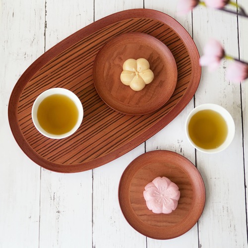 【数量限定】期間限定セット 　　　　もてなし盆36cm× PLATE まる さくら