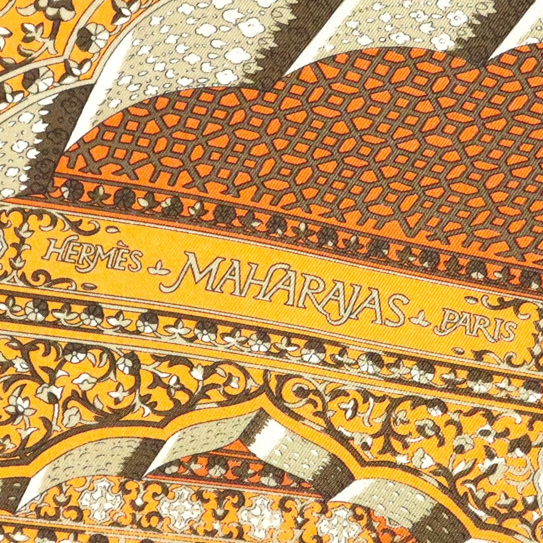 エルメス HERMES/スカーフ カレ90 マハラジャ MAHARAJAS インド 宮廷