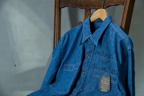 GYPSY&SONS シャンブレーワークシャツ