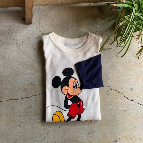 1970's Field House Mickey Mouse x Princeton  Baseball Tee/ Deadstock