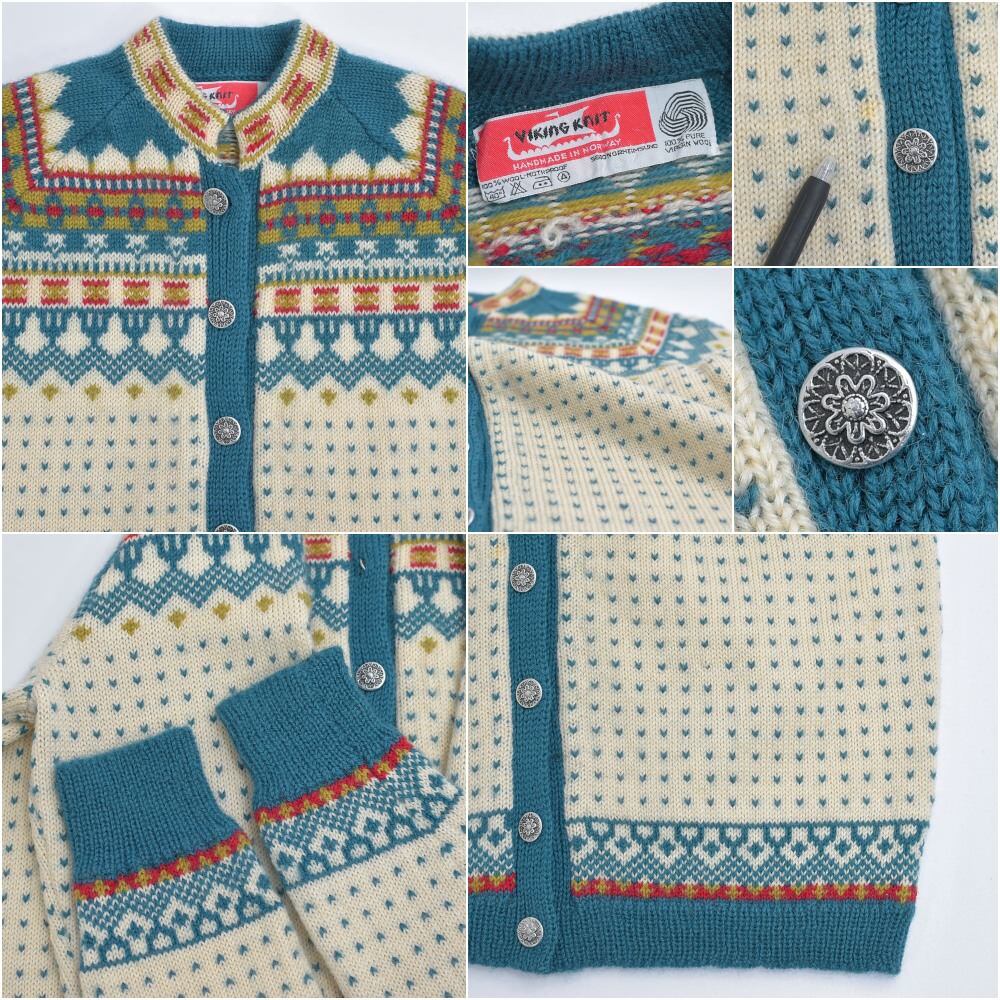 70s~ ノルウェー製 VIKING KNIT ハンドメイド ノルディック 70s~ ノルウェー製 VIKING KNIT ハンドメイド ノルディック