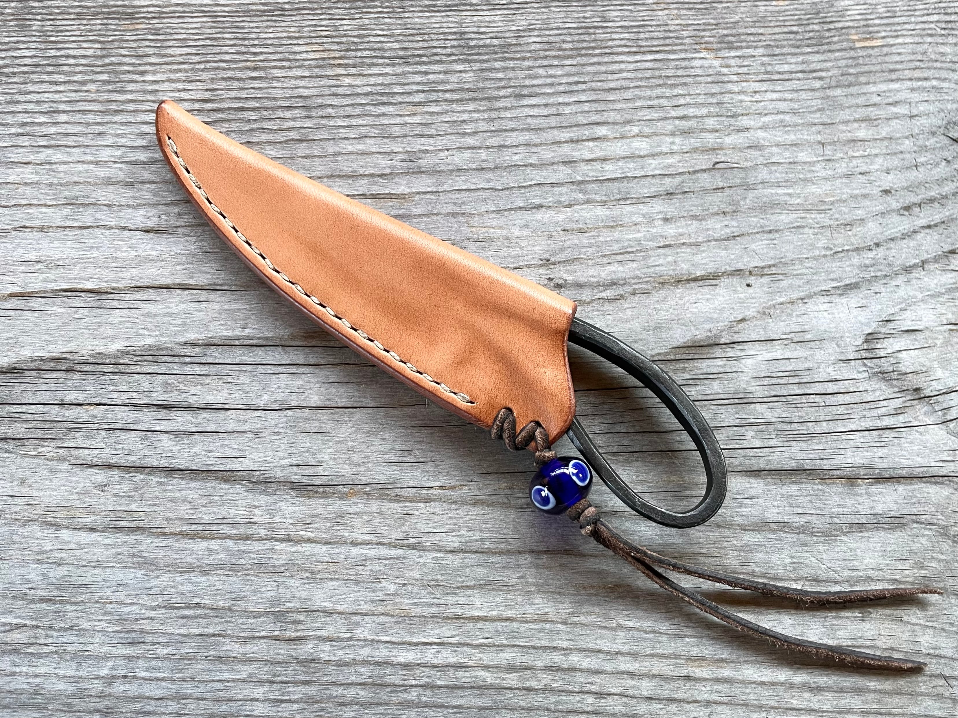 ヴァイキングナイフ＆レザーシース 鍛造 Forged Viking Knife