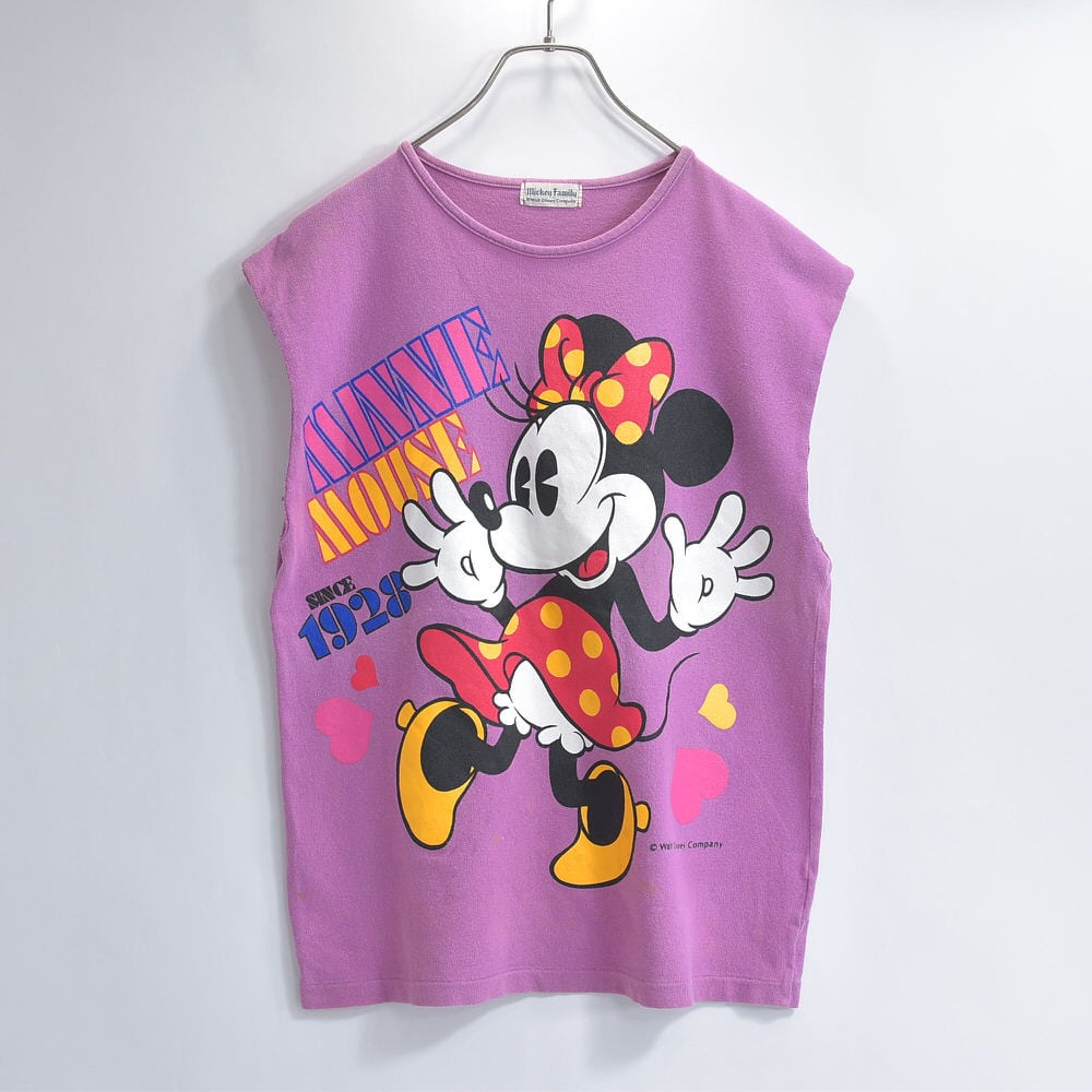 80～90s Mickey Family ディズニー ミニーマウス プリント