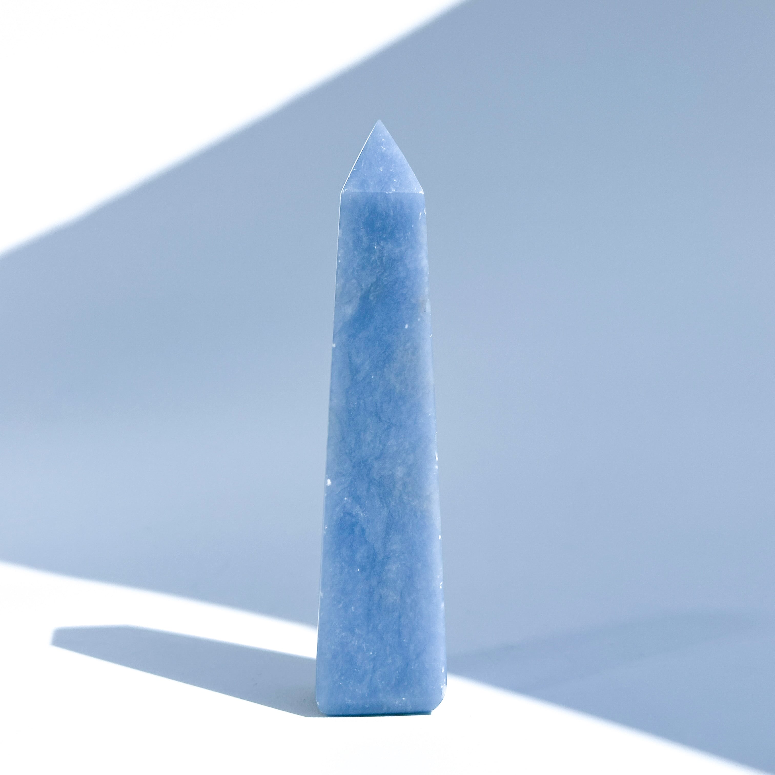 エンジェライト タワー 73◇ Angelite ◇天然石・鉱物・パワーストーン