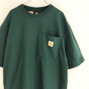 carhartt s/s pocket tee (新品) グリーン